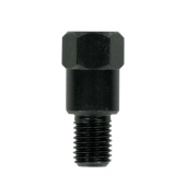 Mirror Adaptors - Thread 10mm Right > 10mm Right - Zwart
