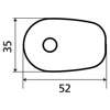 Lampa Corner Lights Adaptors Kawasaki, Zwart (Afbeelding 3 van 3)