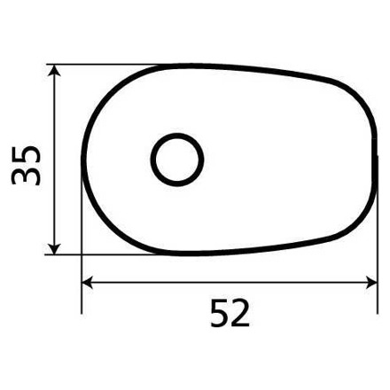 Lampa Corner Lights Adaptors Kawasaki, Zwart (3 van 3)