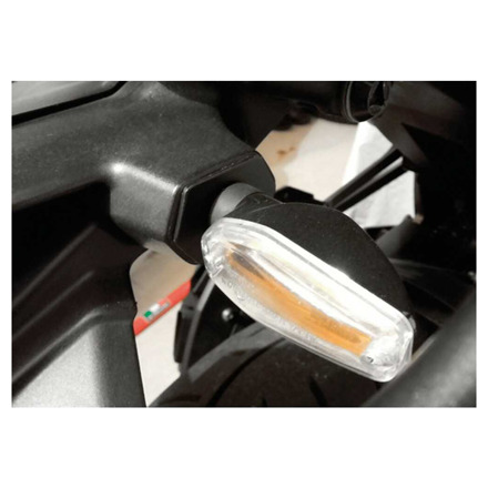 Lampa Corner Lights Adaptors Kawasaki 2012>, Zwart (2 van 4)