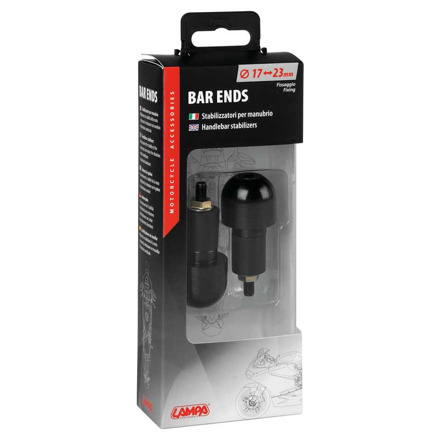 Lampa Universal Bar Ends Rond, Zwart (2 van 2)