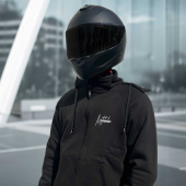 Kevlar Motorhoodie - Zwart