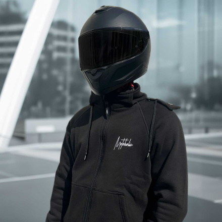Kevlar Motorhoodie - Zwart
