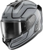 Shark D-Skwal 3 Drone Integraalhelm, Zilver-Zwart (Afbeelding 1 van 3)