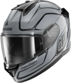 D-Skwal 3 Drone Integraalhelm - Zilver-Zwart