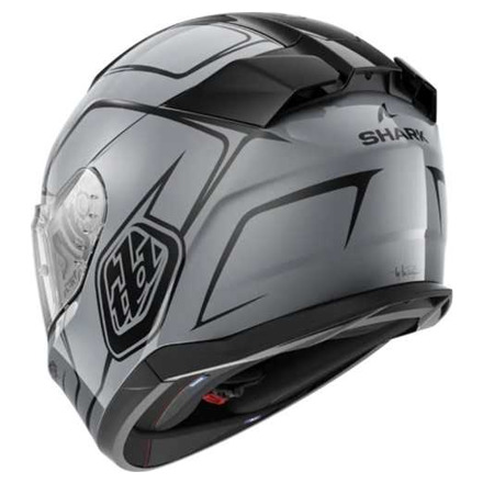 Shark D-Skwal 3 Drone Integraalhelm, Zilver-Zwart (3 van 3)