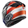 Shark Skwal i3 US Flag Integraalhelm, Blauw-Rood (Afbeelding 3 van 3)
