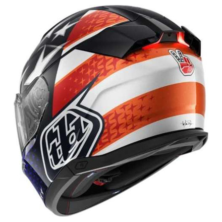 Shark Skwal i3 US Flag Integraalhelm, Blauw-Rood (3 van 3)