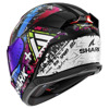 Shark Skwal i3 Hellcat Integraalhelm, Zwart-Blauw (Afbeelding 3 van 3)