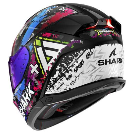 Shark Skwal i3 Hellcat Integraalhelm, Zwart-Blauw (3 van 3)