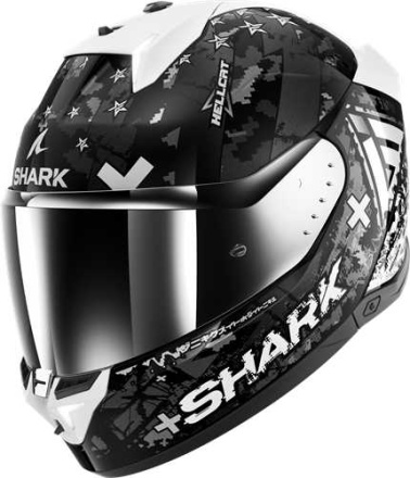 Skwal i3 Hellcat Integraalhelm - Zwart-Zilver