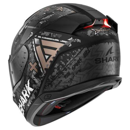 Shark Skwal i3 Hellcat Mat Integraalhelm, Zwart-Antraciet (3 van 3)