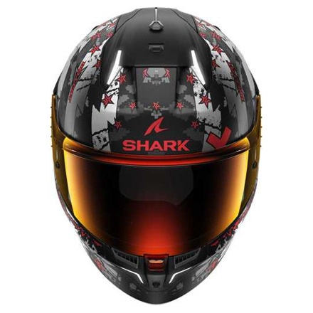 Shark Skwal i3 Hellcat Mat Integraalhelm, Zwart-Rood (2 van 3)