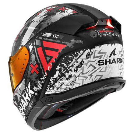 Shark Skwal i3 Hellcat Mat Integraalhelm, Zwart-Rood (3 van 3)