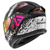Shark Skwal i3 Hellcat Mat Integraalhelm, Zwart-Paars (Afbeelding 3 van 3)