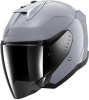 Shark Skwal i3 Jet Dark Shadow Jethelm, Zilver (Afbeelding 1 van 3)