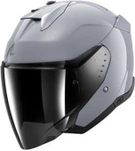 Skwal i3 Jet Dark Shadow Jethelm - Zilver