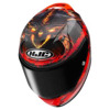 HJC RPHA 12 Diablo Blizzard Integraalhelm, Zwart-Rood (Afbeelding 2 van 3)