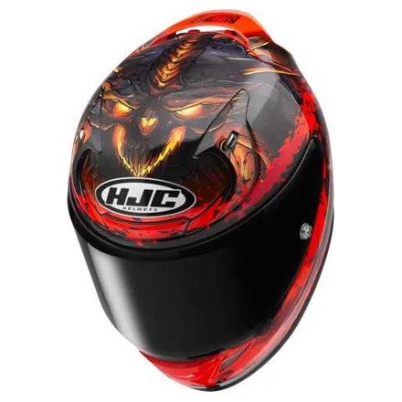 HJC RPHA 12 Diablo Blizzard Integraalhelm, Zwart-Rood (2 van 3)