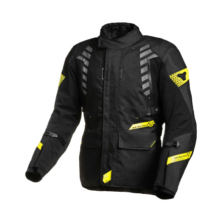 Macna Ultimax Motorjas, Zwart-Geel (1 van 2)