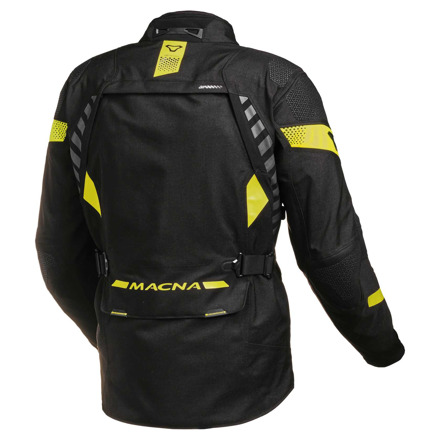 Macna Ultimax Motorjas, Zwart-Geel (2 van 2)