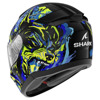 Shark Ridill 2 Raging Beast Integraalhelm, Zwart-Blauw (Afbeelding 3 van 3)