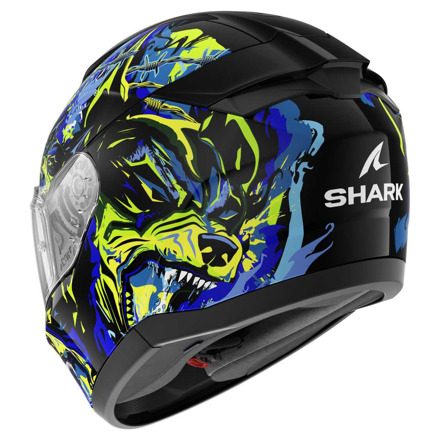 Shark Ridill 2 Raging Beast Integraalhelm, Zwart-Blauw (3 van 3)