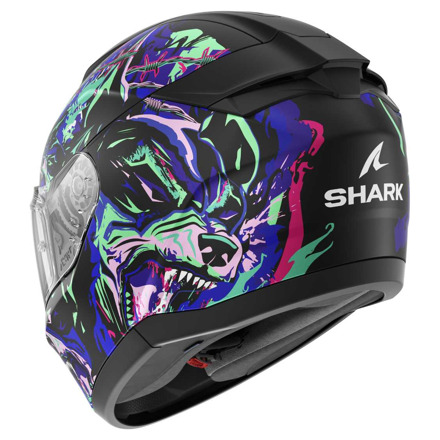 Shark Ridill 2 Raging Beast Integraalhelm, Zwart-Violet (3 van 3)