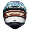 AGV K1 S E2206 Rossi Winter 2017 Integraalhelm, Blauw-Wit (Afbeelding 4 van 5)
