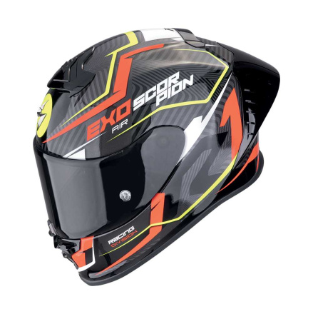 Exo-R1 Evo II Air Coup Integraalhelm - Zwart-Rood-Fluor