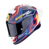 Exo-R1 Evo II Air Coup Integraalhelm - Blauw-Rood-Geel