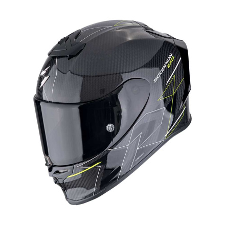 EXO-R1 Evo Carbon Air Cynergy Integraalhelm - Zwart-Fluor