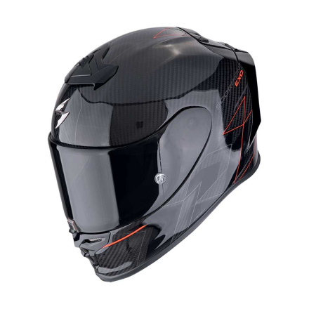 EXO-R1 Evo Carbon Air Cynergy Integraalhelm - Zwart-Rood
