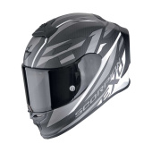 EXO-R1 Evo Carbon Air Runner Integraalhelm - Mat Zwart-Wit