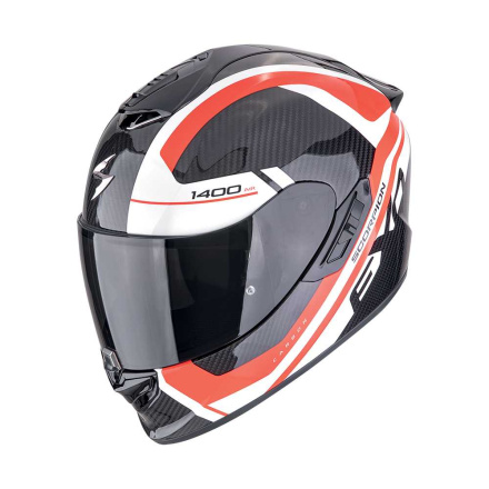 EXO-1400 EVO II Carbon Air Enko Integraalhelm - Zwart-Rood-Wit