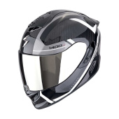 EXO-1400 EVO II Carbon Air Enko Integraalhelm - Zwart-Zilver-Wit