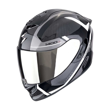 EXO-1400 EVO II Carbon Air Enko Integraalhelm - Zwart-Zilver-Wit