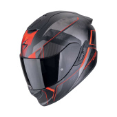 EXO-1400 EVO II Air Intensio Integraalhelm - Mat Zwart-Rood