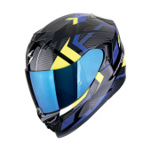 EXO-520 EVO AIR SENSUS Integraalhelm - Zwart-Blauw-Fluor