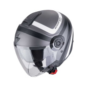 EXO-CITY II RIVA Jethelm - Zwart-Zilver-Wit