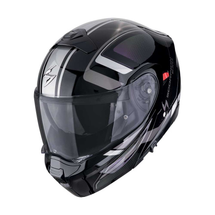 EXO-930 EVO ARDENS Systeemhelm - Zwart met print