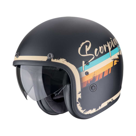 BELFAST EVO ADONIS Jethelm - Zwart-Beige