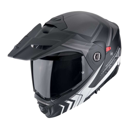 ADX-2 LEWIS Endurohelm - Mat Zwart-Zilver