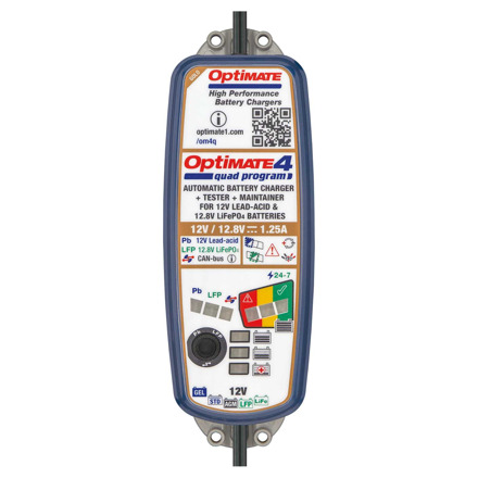 Tecmate Optimate 4 Quad Gold, Blauw (2 van 3)