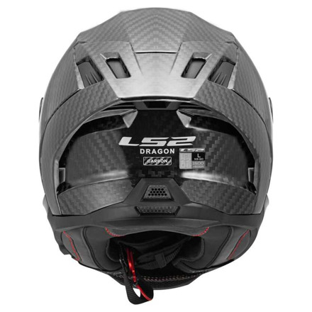 LS2 FF807 Dragon Integraalhelm, Mat Carbon (4 van 5)