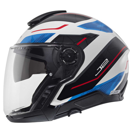 Schuberth J2 Sigma Jethelm, Wit-Blauw (3 van 5)