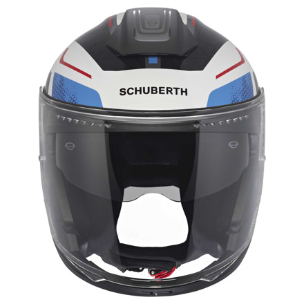 Schuberth J2 Sigma Jethelm, Wit-Blauw (5 van 5)