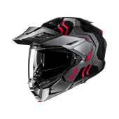 i80 Velly Systeemhelm - Zwart-Rood