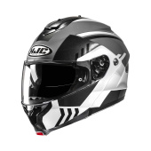 C91N Kaon Systeemhelm - Wit-Grijs