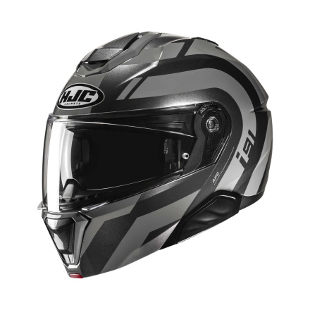 i91 Arven Systeemhelm - Grijs-Zwart